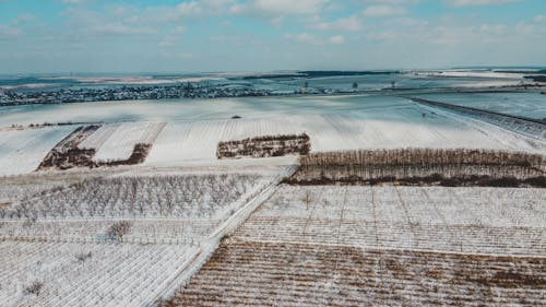 Základová fotografie zdarma na téma hnědá tráva, krajina, letecká fotografie