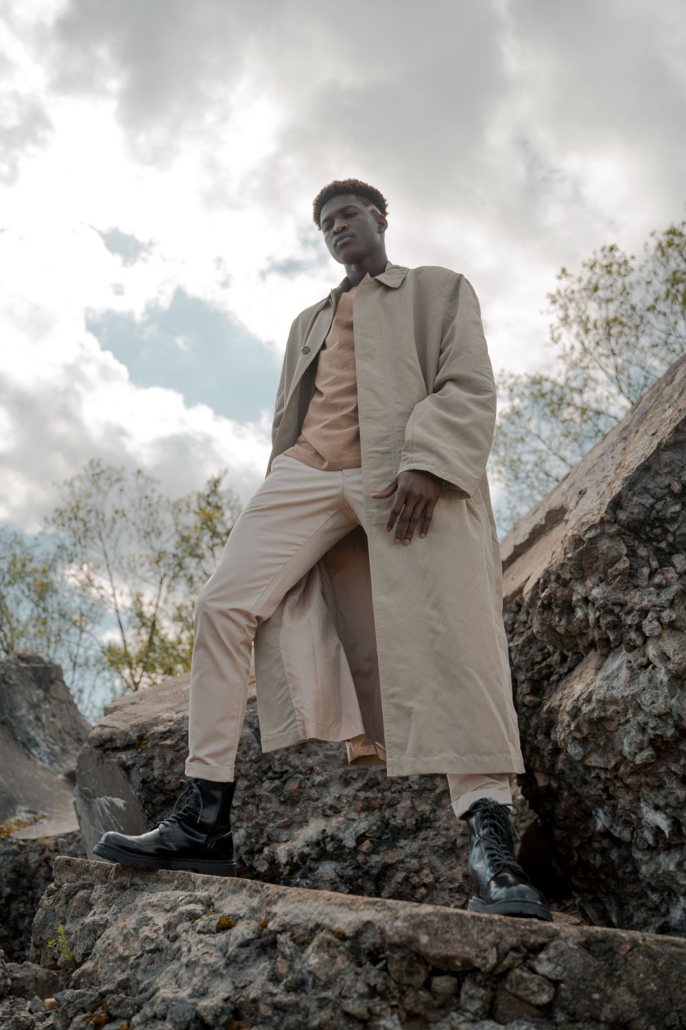 A Man in a Trench Coat · Free Stock Photo