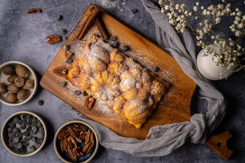 Foto d'estoc gratuïta de al forn, deliciós, flatlay