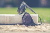 Black Sunglasses on Book