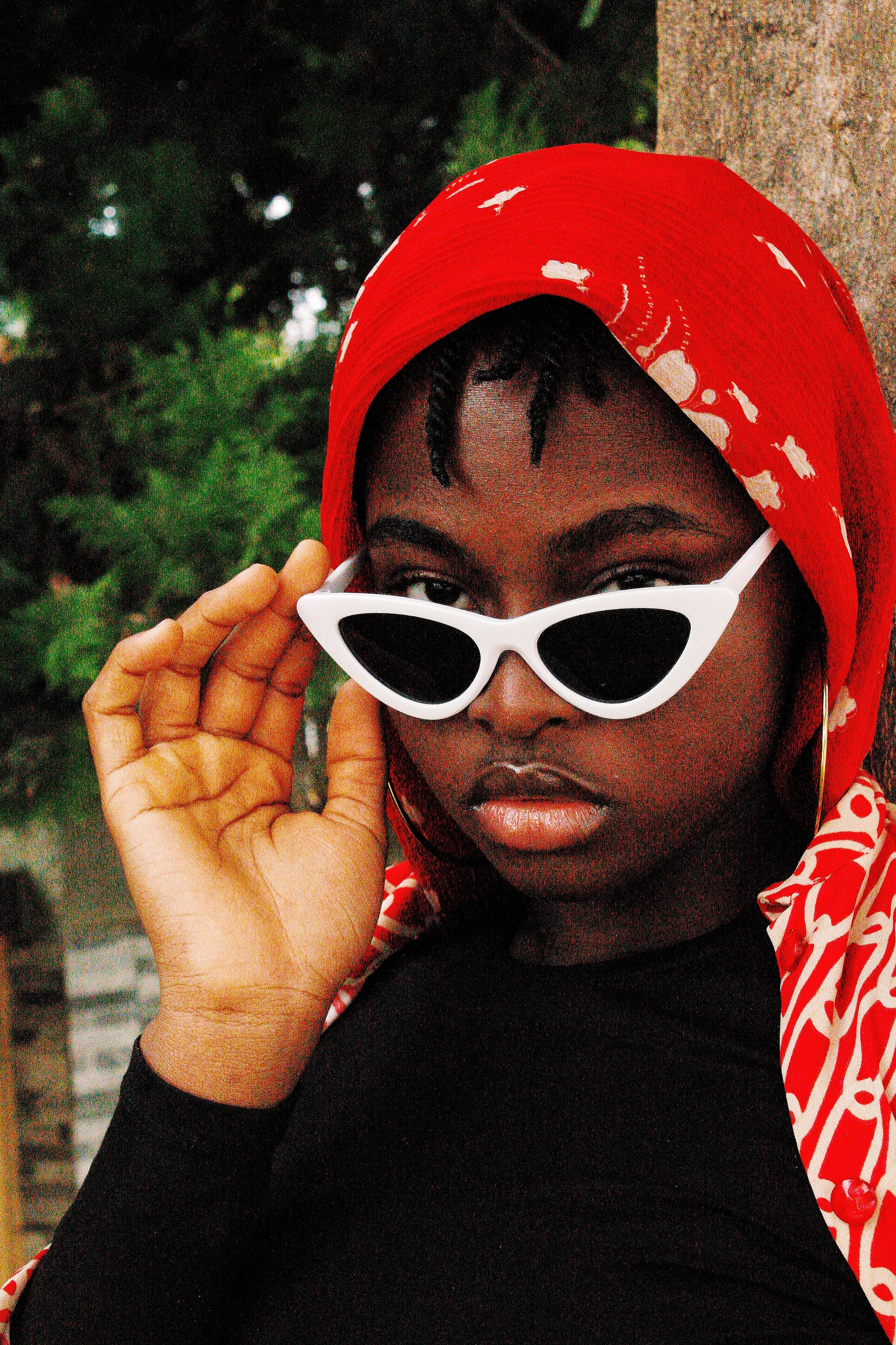 Portrait of African Woman Wearing Sunglasses · Free Stock Photo
