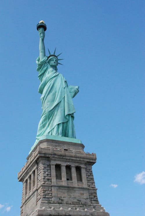 The Famous Statue of Liberty in New York