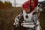 Free stock photo of adult, bike, child