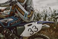Number on the Side of a Dirt Bike