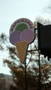 Signage of an Ice Cream Parlor