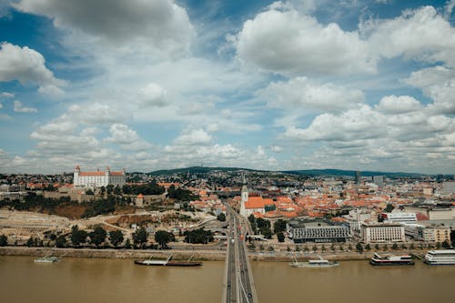 Free Cityscape of Bratislava Slovakia Stock Photo