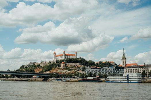 The Bratislava Castle Near Michael's Gate in Bratislava, Slovakia