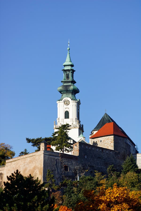 The Nitra Castle in Nitra Slovakia