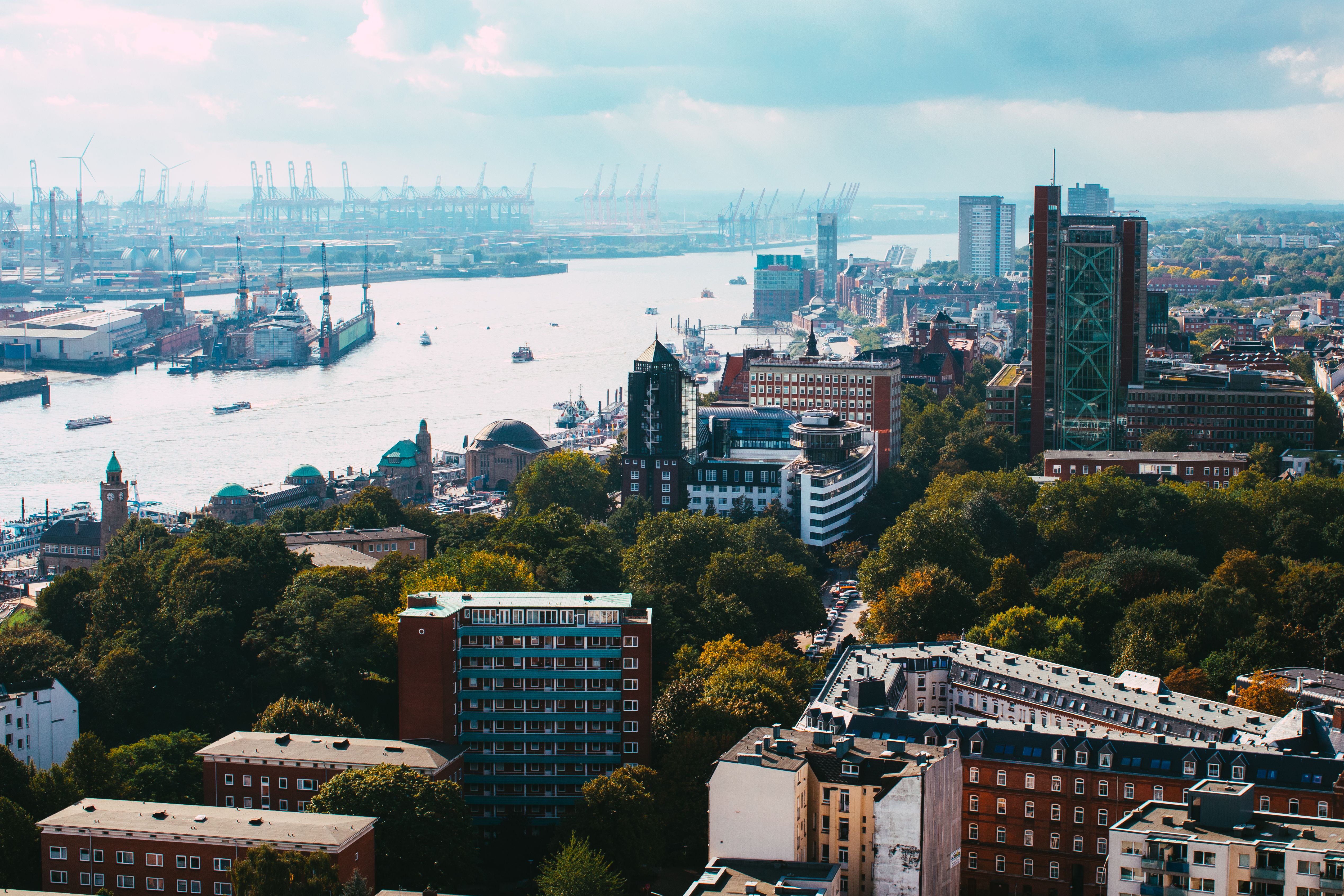 Hamburg Germany harbor city travel