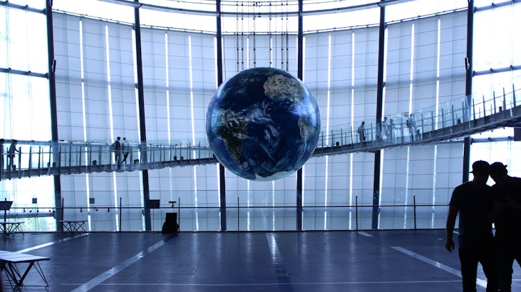 Globe Inside A National Museum