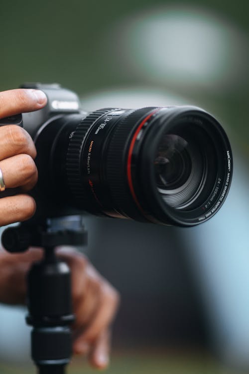 Free Camera Lens in Close Up Stock Photo