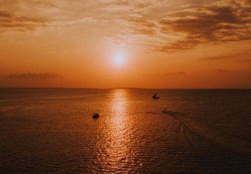 Sunset dhow cruise with grilled seafood — Zanzibar