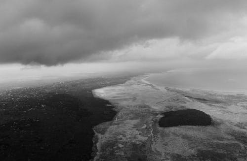 бесплатная Бесплатное стоковое фото с Аэрофотосъемка, облачное небо, океан Стоковое фото