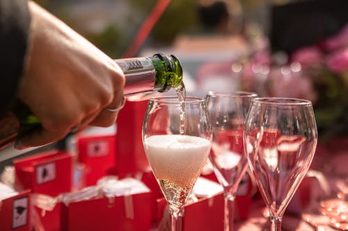 Foto profissional grátis de álcool, celebração, champagne