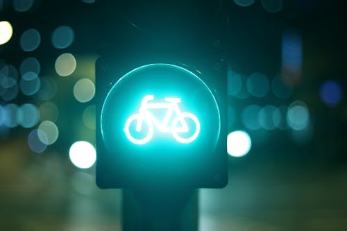Photos gratuites de bicyclette, citadin, éclairage public