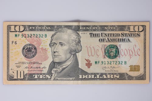 Free Close-Up Shot of a Dollar Bill Stock Photo