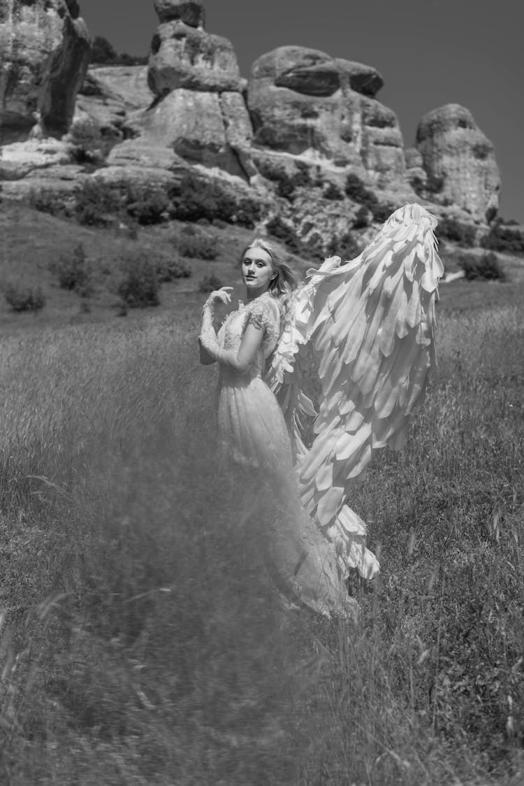 Angel Woman With Wings