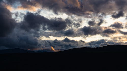 Free stock photo of atardecer, clouds sky, thundercloud