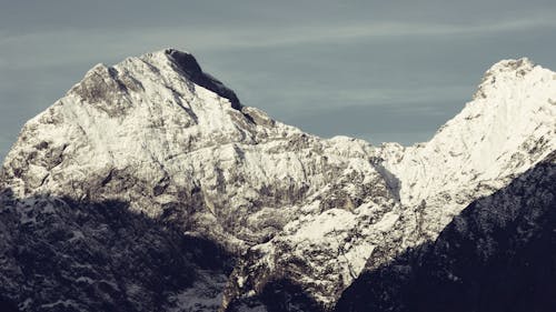 Snow Covered Rocky Mountain