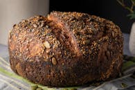 Brown Bread on White Ceramic Plate