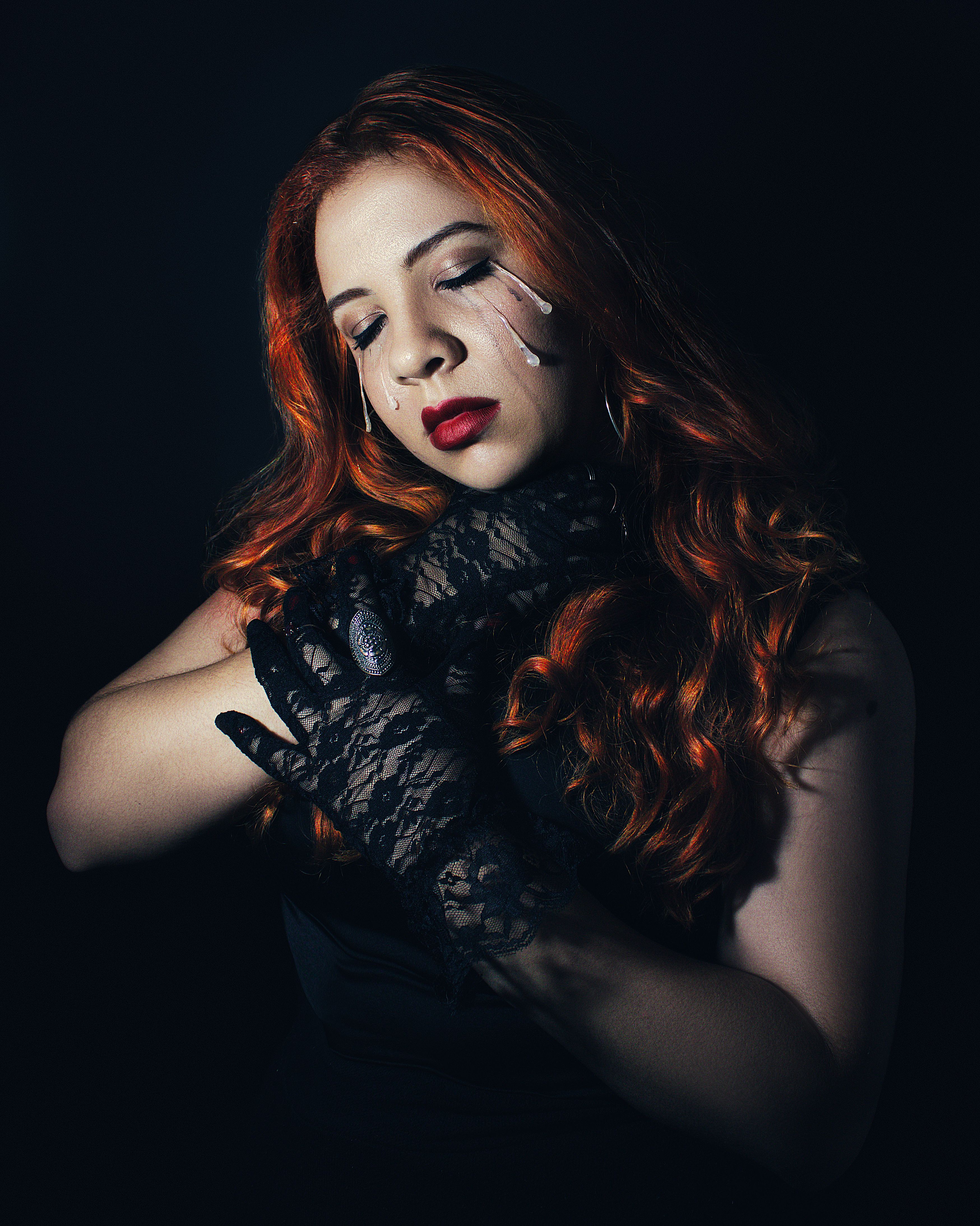 A Woman in Black Sleeveless Top · Free Stock Photo