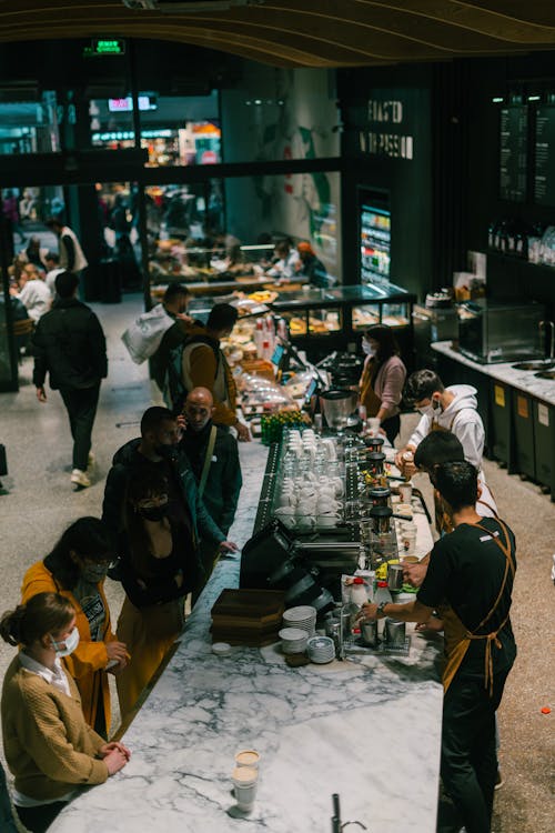 Gratis arkivbilde med baristas, benk, folkemengde