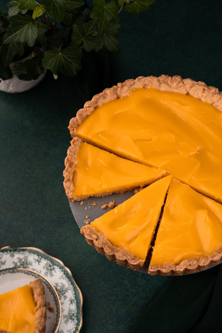 Plate With Pumpkin Pie