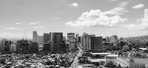 Free stock photo of black and white, cebu city, city Stock Photo