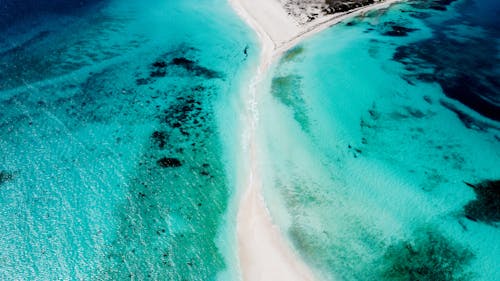 Aerial Photography Blue Ocean