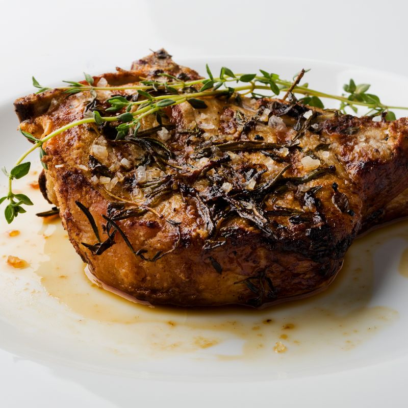 Simple Herb Vinegar Pork Chop Marinade