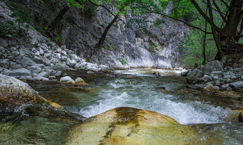 River Between Rocks