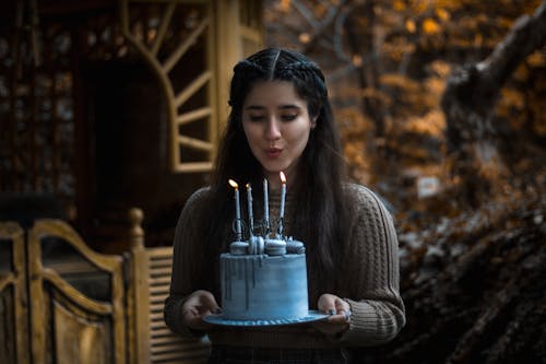 Gratis stockfoto met fijne verjaardag, kaarsen, kaarslicht