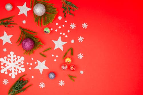 Fotos de stock gratuitas de bolas de navidad, copos de nieve, decoraciones