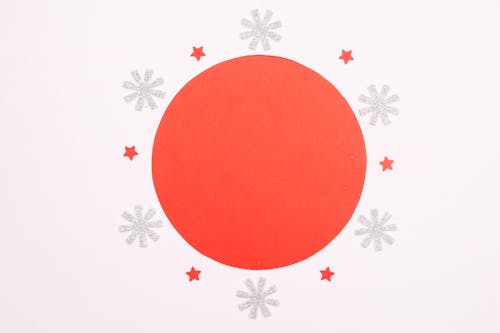Red and White Christmas Background