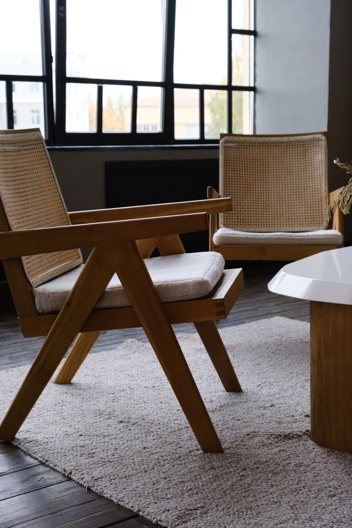 Finished cosy room with furniture back in place