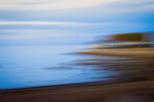 Blurred Sea Shore