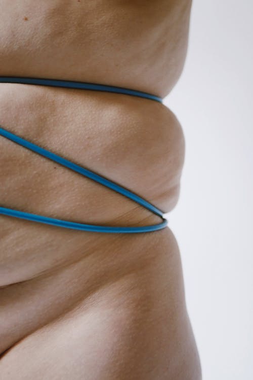 Cable Wire Wrapped on a Person's Body