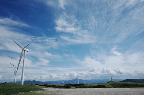 grátis Foto profissional grátis de energia alternativa, formação de nuvens, moinho de vento Foto profissional