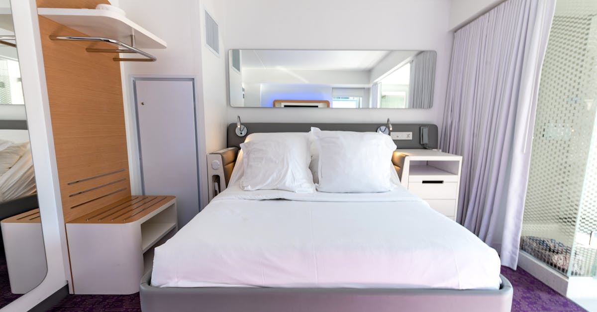 White Bed Linen on Bed