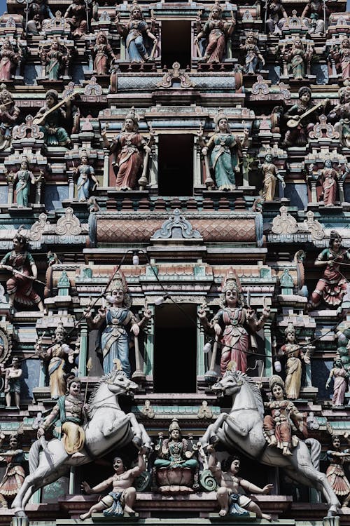 Ornamented Statues of Hindu Gods