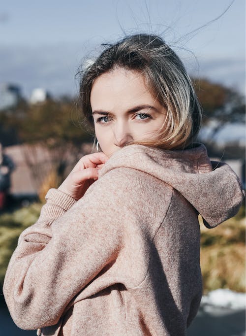 A Girl in Brown Jacket