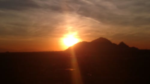 Immagine gratuita di camelback sunset