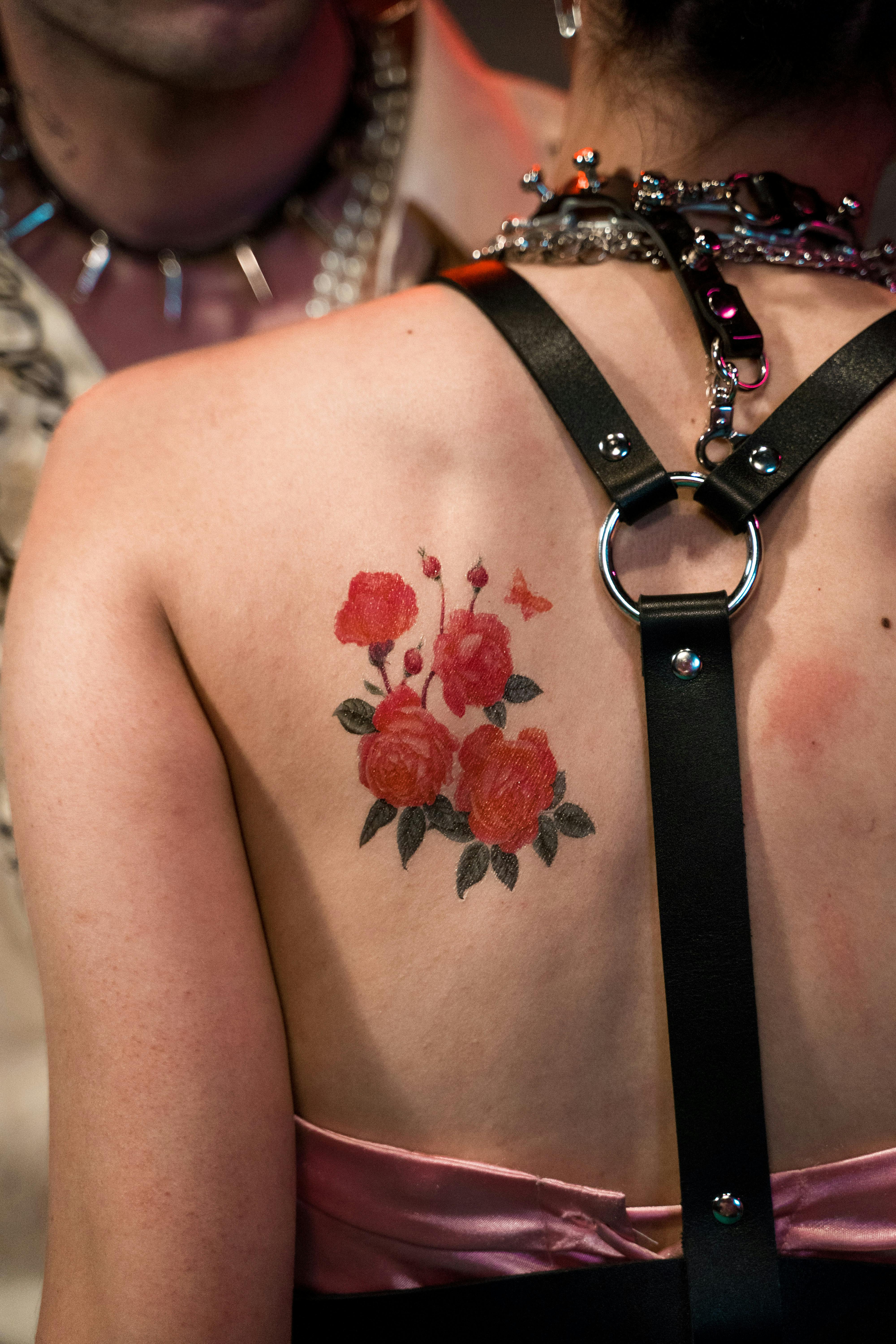 Download Rose Floral Tattoo RoyaltyFree Vector Graphic  Pixabay