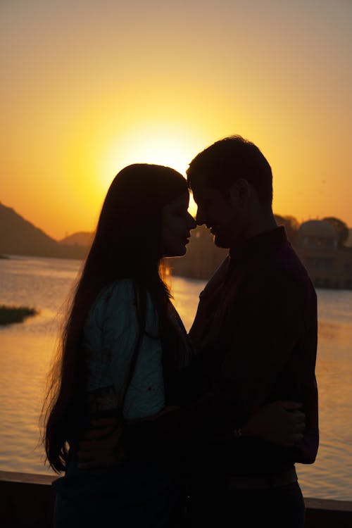 Romantic Couple during Sunset