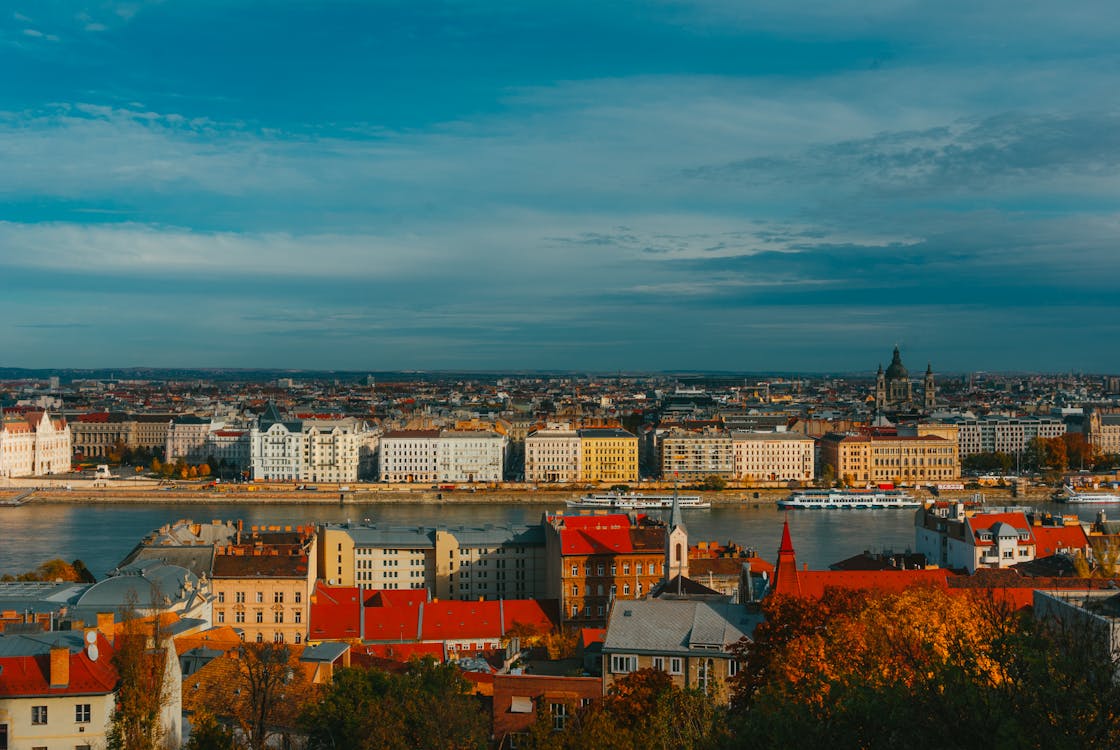 Ingyenes stockfotó Budapest, drónfelvétel, folyó témában