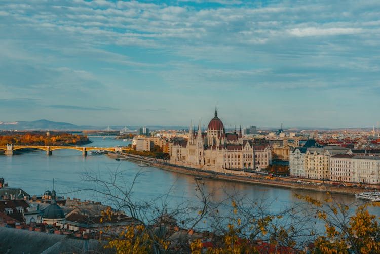 Danube River In Hungary