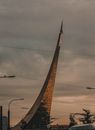 The Monument to the Conquerors of Space in Moscow, Russia