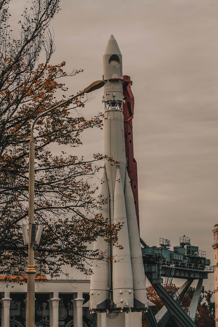 The Vostok Rocket On Display At The All-Russia Exhibition Center