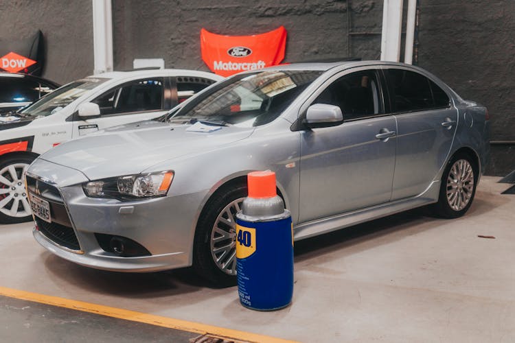 Cars In A Garage