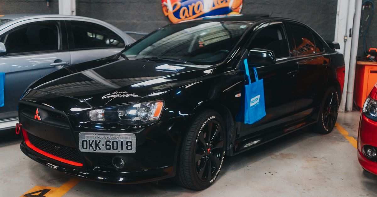 Lancer Fmp Black Mitsubishi Lancer · Free Stock Photo